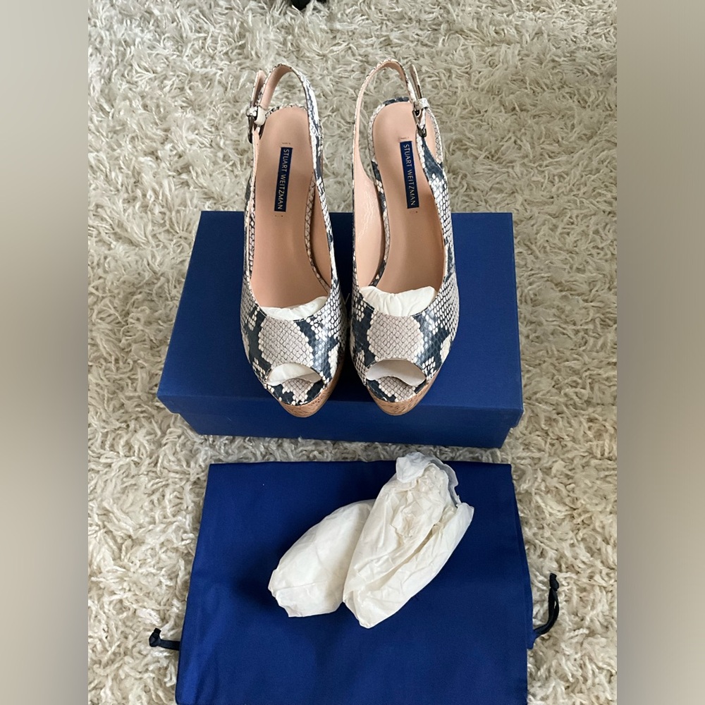 Stuart Weitzman - Jean Cork Wedge - 8.5